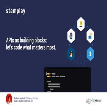 APIs as building blocks