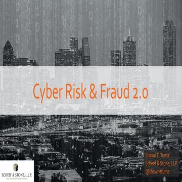 Cybersecurity | Fraud 2.0 Presentation to the Association of Certified Fraud ...