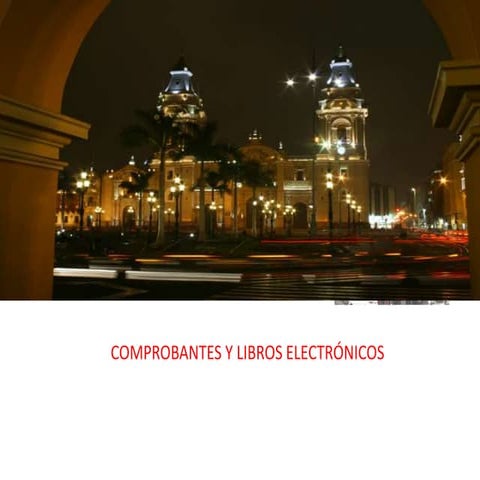 Libros y comprobantes electronicos