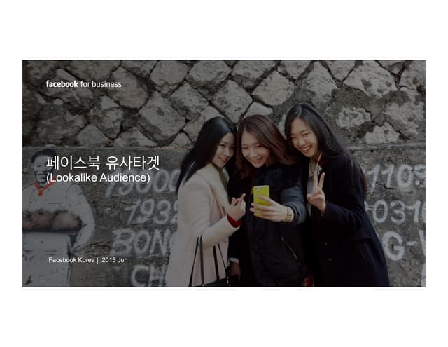 페이스북 유사타겟 2015