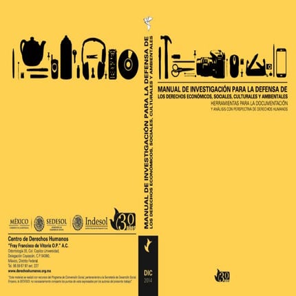 2015. Manual de Investigación DESCA (Derechos Económicos, Sociales, Culturale...