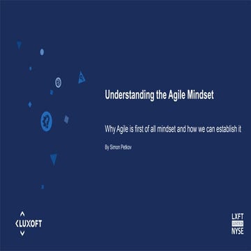 Understanding the agile mindset