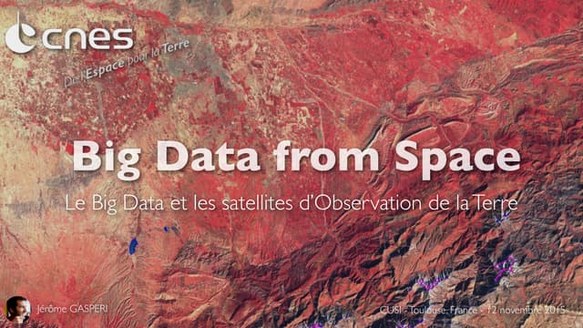 2015.11.12   big data from space - cusi toulouse