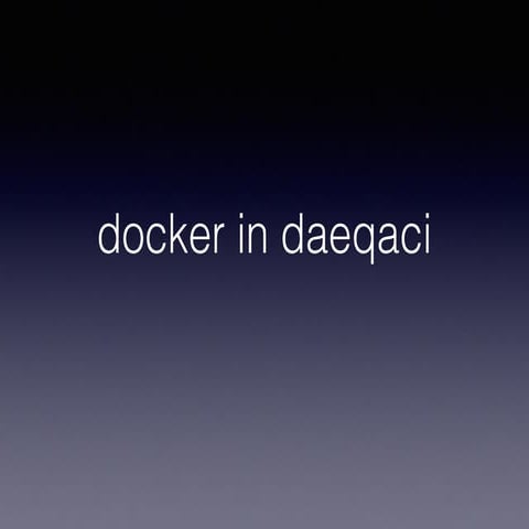 douban happyday docker for daeqaci
