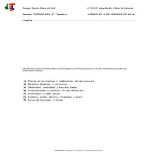 2015 2016. 4º eso ampli-f&amp;q. ex...