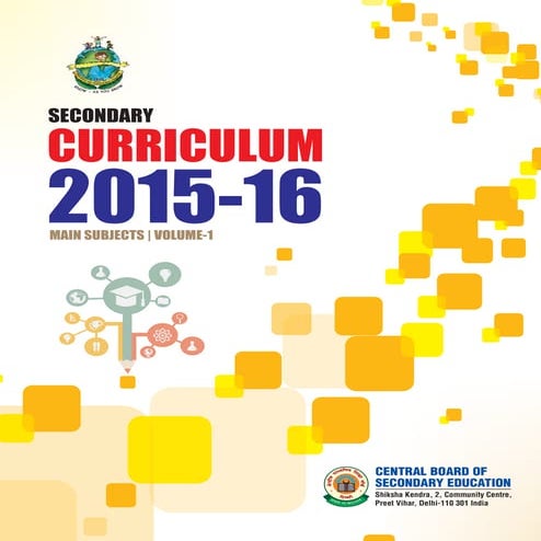 2015 2016 secondary school curriculum volume 