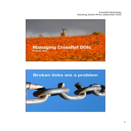 4-Managing CrossRef DOIs