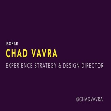 Master Track B: “Innovation, Design, & the Seamless User Experience”