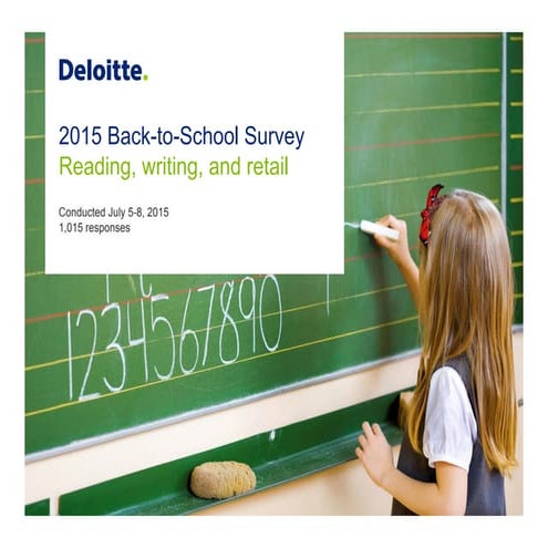 2015 back-to-school and back-to-college survey results