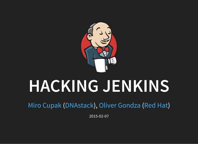 Hacking Jenkins