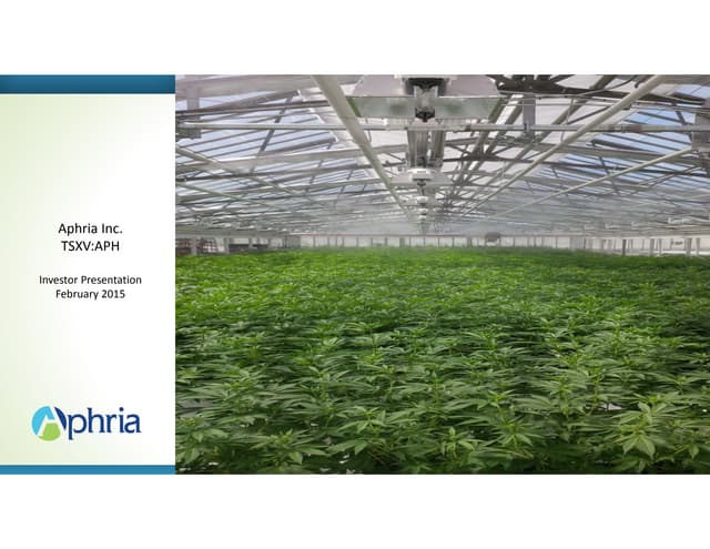 2015 Aphria Medical Marijuana Inves...