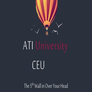 Ceilings: The 5th Wall in Over Your Head