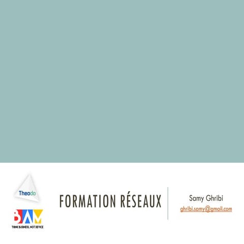Formation réseaux - Theodo 2015