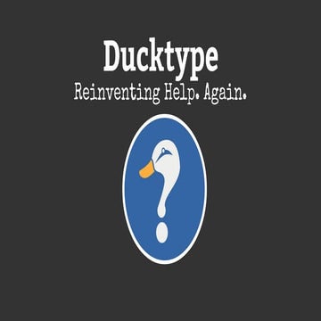 Ducktype Lightning Talk for GUADEC 2015