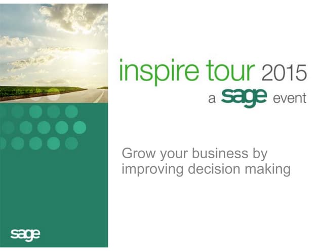 2015 Inspire Tour: Better Data
