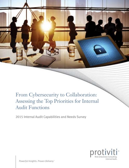2015 IA survey - Protiviti