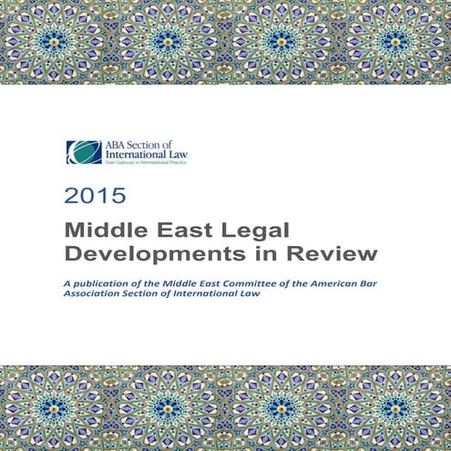 Middle East Business Environment | PDF