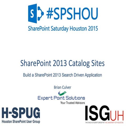 SharePoint 2013 Search Driven Sites - SPSHOU