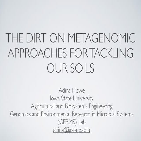 2015 Soil Science of America Meeting