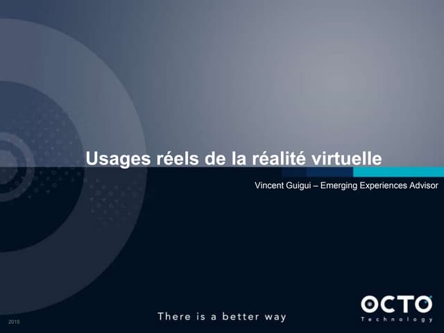 Les usages réels de la réalité virt...