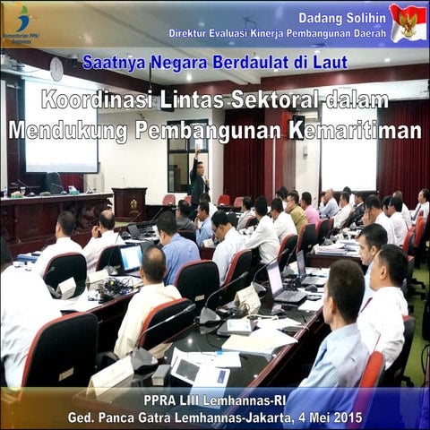 Koordinasi Lintas Sektoral dalam Mendukung Pembangunan Kemaritiman | PPT