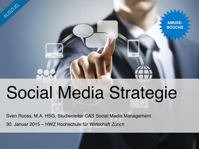 Social Media Strategie