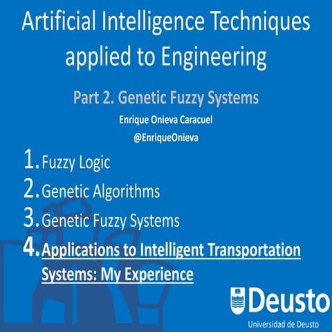 2015 Artificial Intelligence Techniques at Engineering Seminar - Chapter 2 - ...