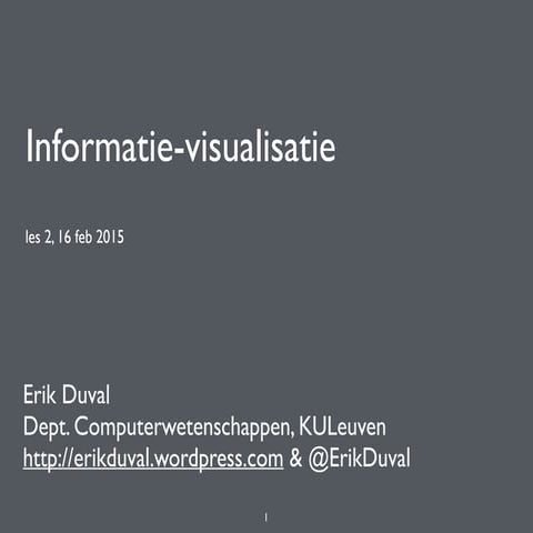 InfoVis1415: slides sessie 2, 16 Feb 2015