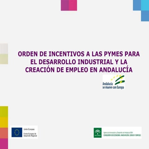 Orden de Incentivos para el Desarrollo Industrial y la creación de Empleo en ...