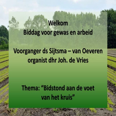 Bidstond aan de voet van het kruis | PPT