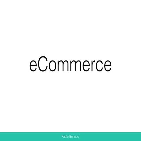 eCommerce - Pablo Bonucci
