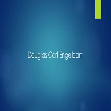 Douglas Carl Engelbart - for NextNow - 2015 March 14, San Francisco
