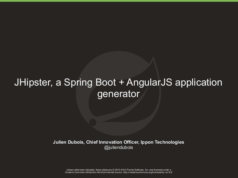 spring boot slides