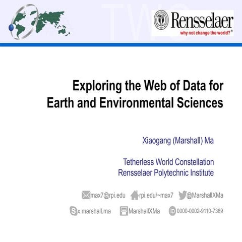 Exploring the Web of Data for Earth and Environmental Sciences