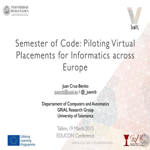 Semester of Code: Piloting Virtual Placements for Informatics across Europe