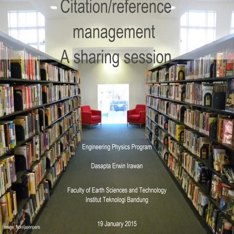 Citation Management (Engineering Physics Class)