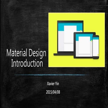 Material design introduction