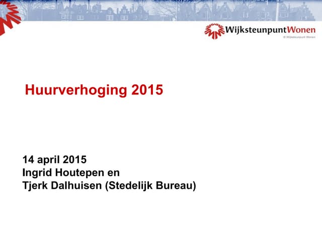 20150415 opfristraining huurverhoging  2015