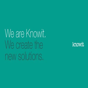 Webbplats i WordPress - Frukostseminarium