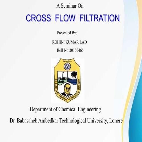 cross flow filtration