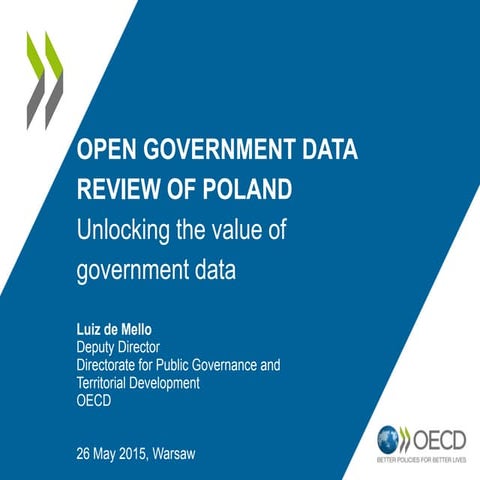 2015 05 26 - OECD Open Government Data review of Poland