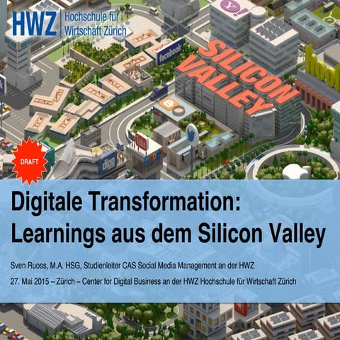 Digitale Transformation - Learnings aus dem Silicon Valley