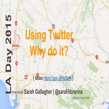 Using Twitter: Why do it? | LA Day 2015