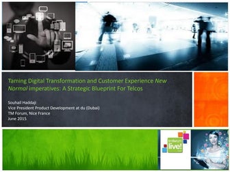  Customer Experience new Normal imperatives and Digital Transformation Blue-P...