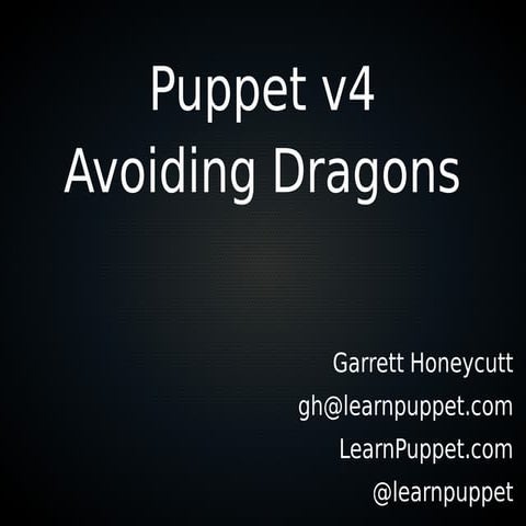 20150613 self-puppet v4-avoiding_dragons