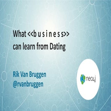 20150619 GOTO Amsterdam Conference - What Business can learn from Dating