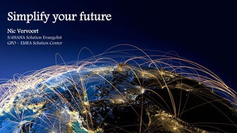 Ctac S/4HANA - Simplify Your Future - SAP: Nic vervoort