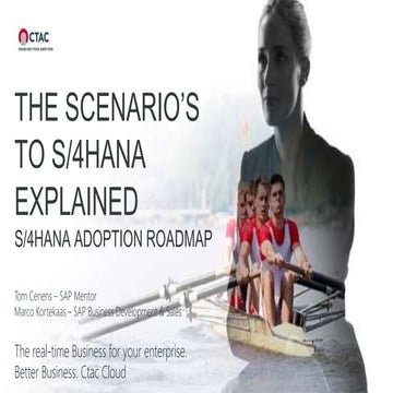 Ctac S/4HANA Scenarios Explained