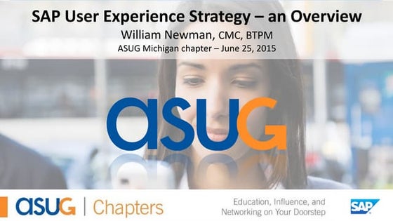 SAP User Experience Strategy - An Overview