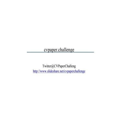 【2015.06】cvpaper.challenge@CVPR2015